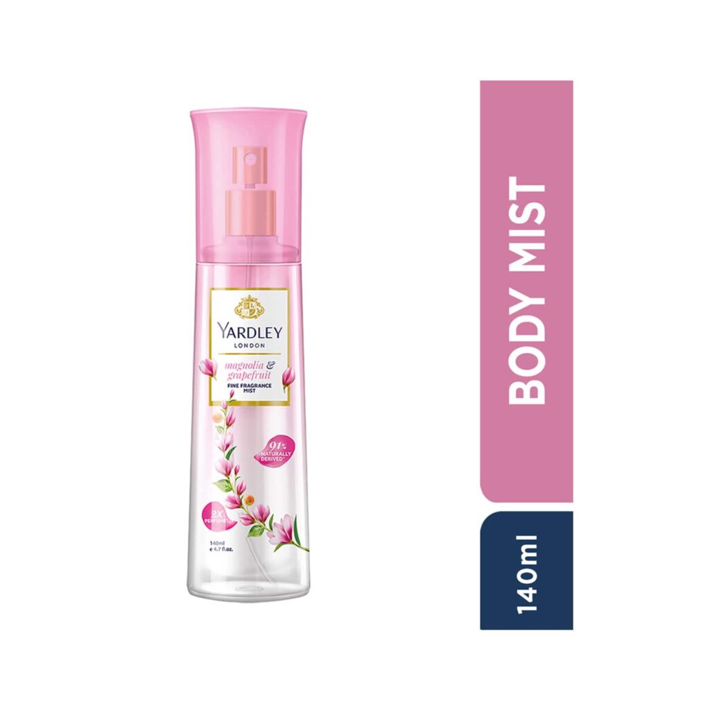 Yardley London Magnolia & Grapefruit Fine Fragrance Mist (140ml) - Yardley London