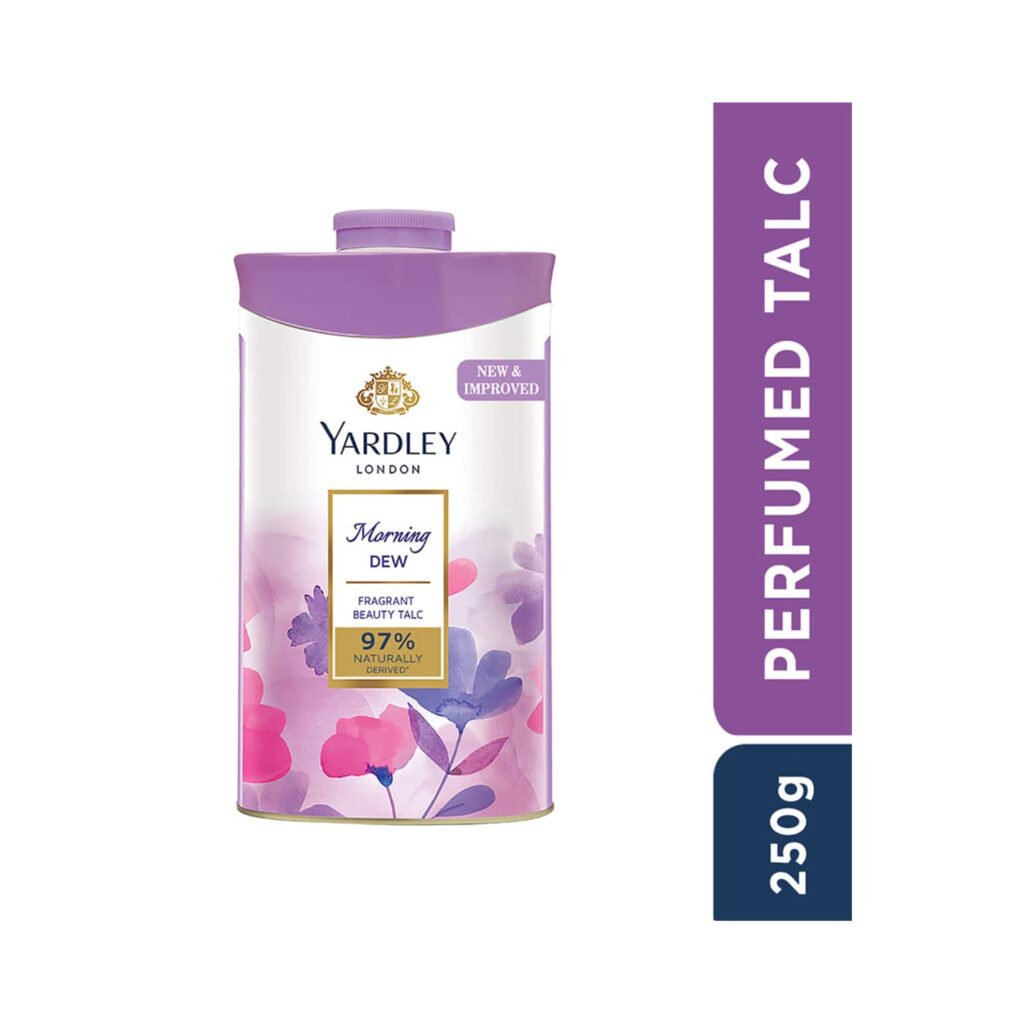 Yardley London Morning Dew Perfumed Talc (250g) - Yardley London