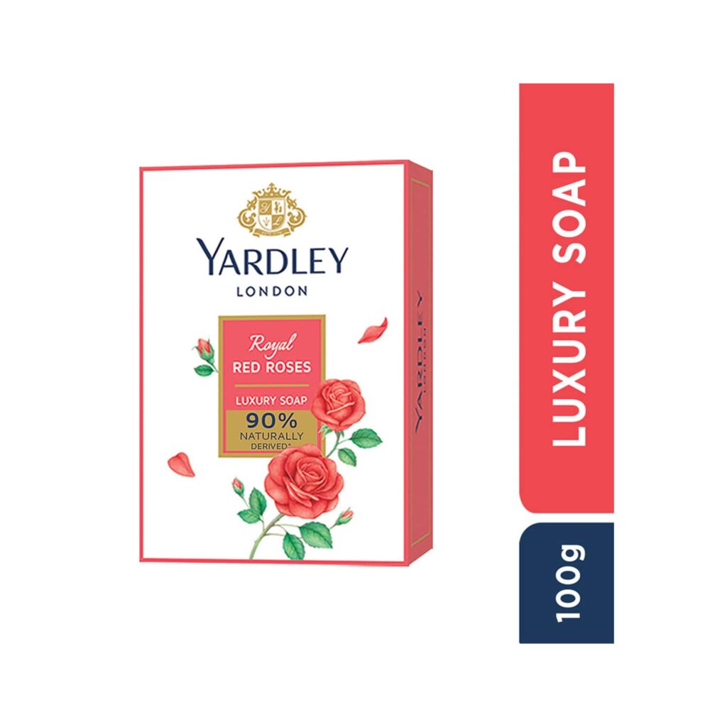 Yardley London Royal Red Rose Luxury Soap (100g) - Yardley London