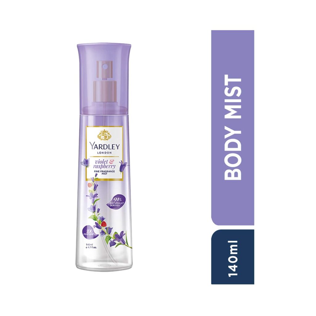 Yardley London Violet & Raspberry Fine Fragrance Mist (140ml) - Yardley London