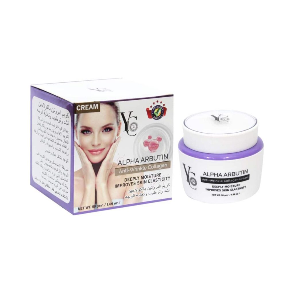 YC Anti Wrinkle Alpha Arbutin Collagen Cream YC638 (50g) - YC
