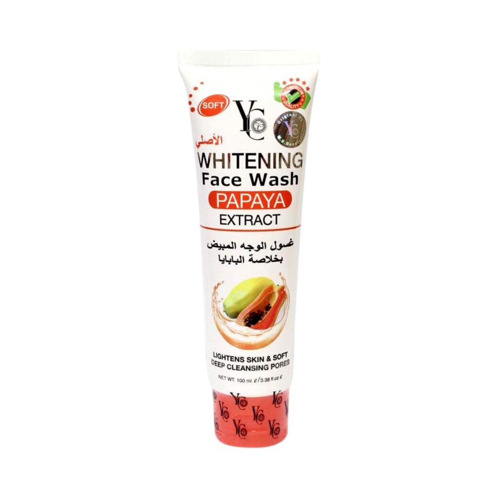 YC Whitening Papaya Facewash YC689 (100ml) - YC