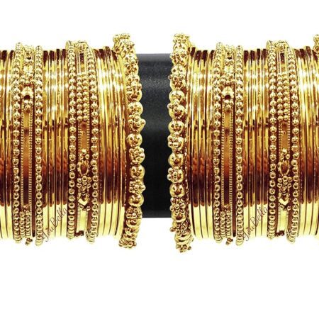 YouBella Jewellery Traditional Gold Plated Bracelet Bangles Set for Girls and Women