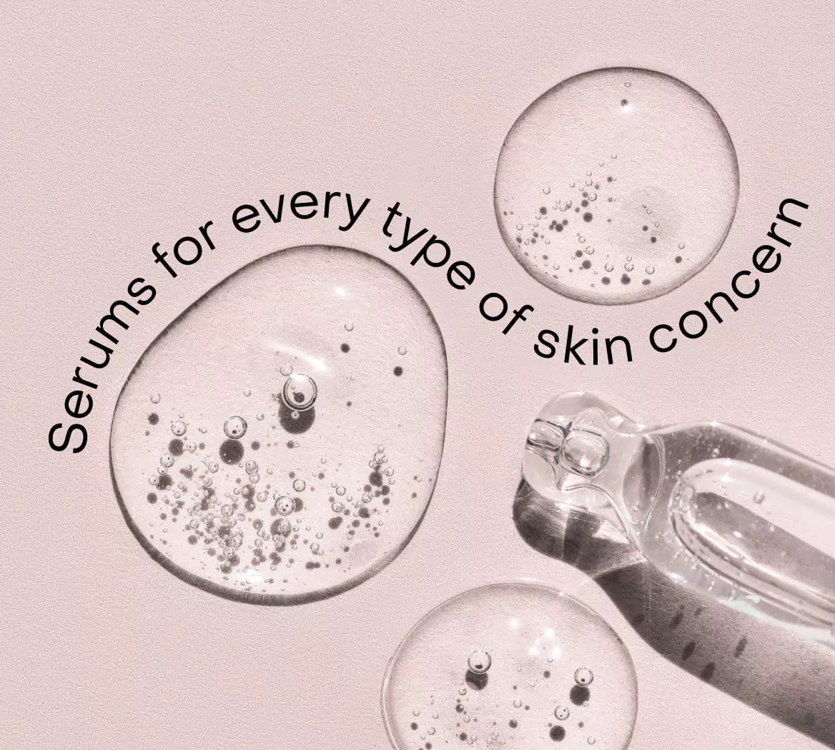 Your skin concern, our recommended face serum