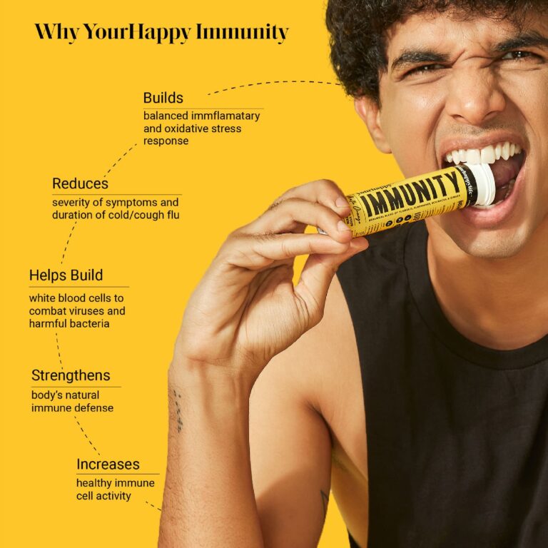 Yourhappylife Immunity Fizz with Turmeric,Ginger & Mutivitamins For Strong Immune System (Pack of 2) - Yourhappylife