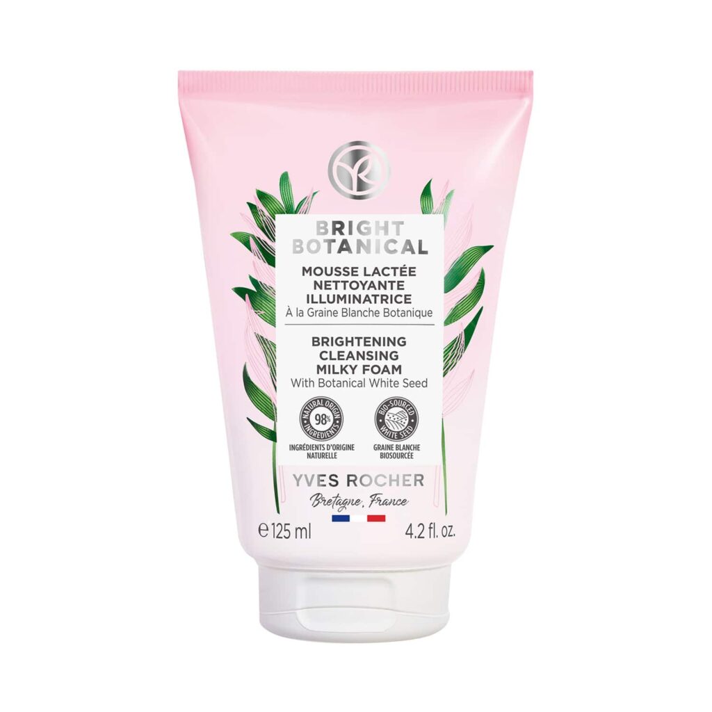 Yves Rocher Bright Botanical Brightening Cleansing Milky Foam (125ml) - Yves Rocher