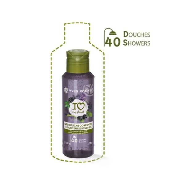 Yves Rocher Concentrated Shower Gel - Lavender Blackberry (100ml) - Yves Rocher