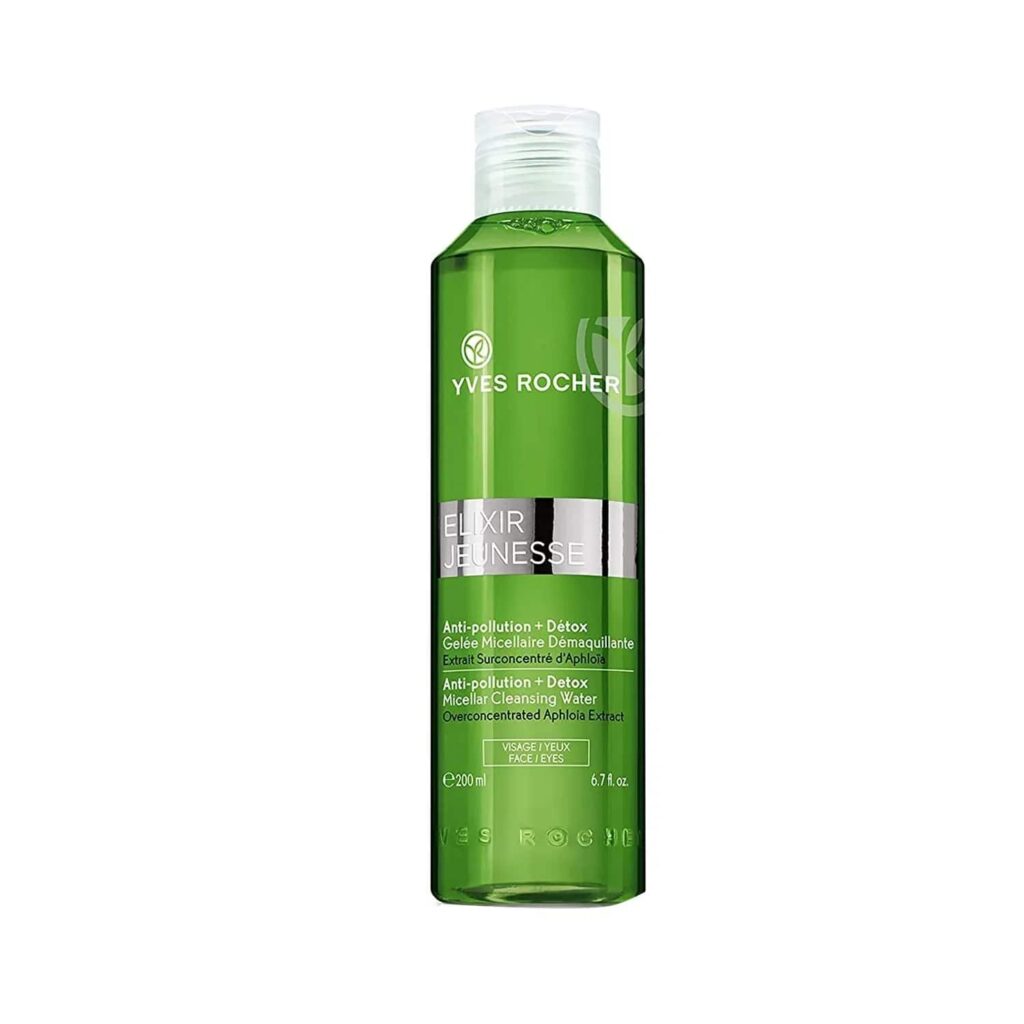 Yves Rocher Elixir Jeunesse Anti Pollution ++ Detox Micellar Cleansing Water Face / Eyes (200ml) - Yves Rocher