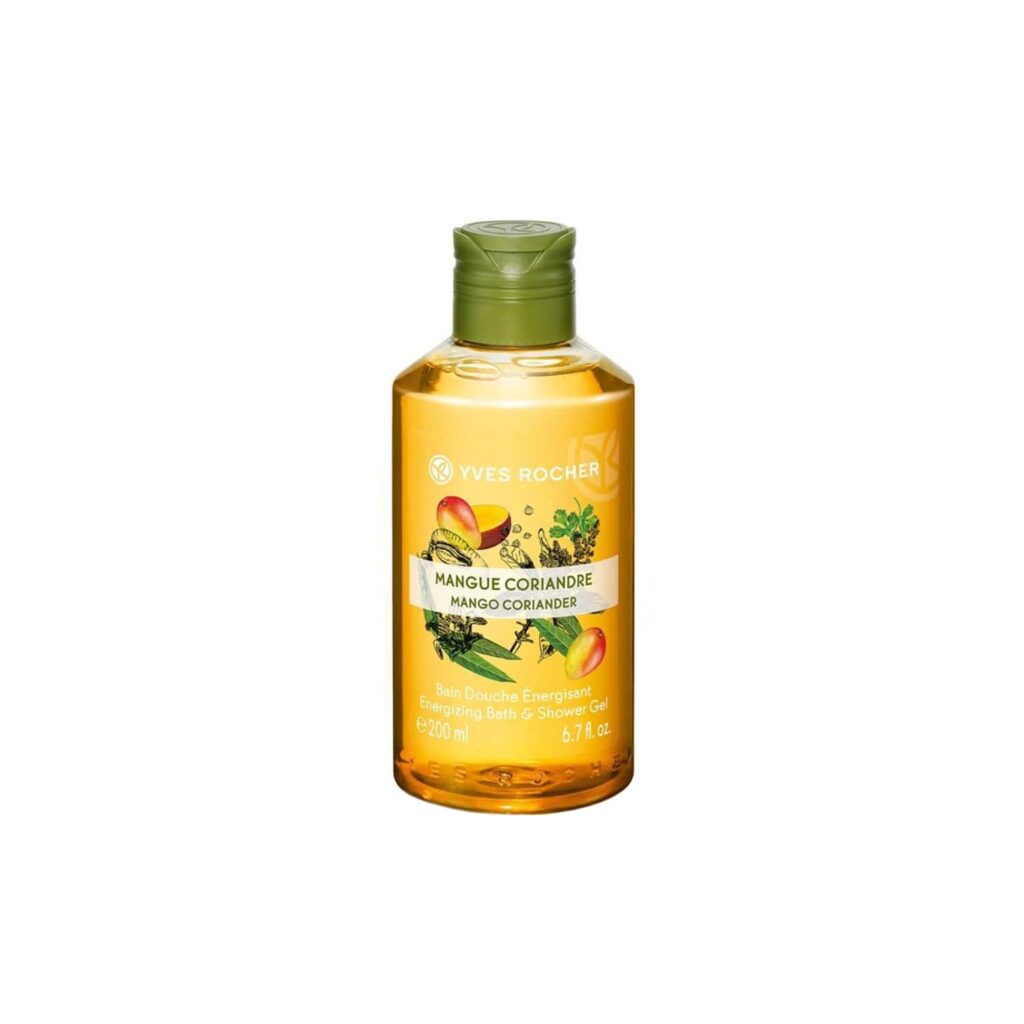 Yves Rocher Energizing Bath and Shower Gel Mango Coriander (200ml) - Yves Rocher