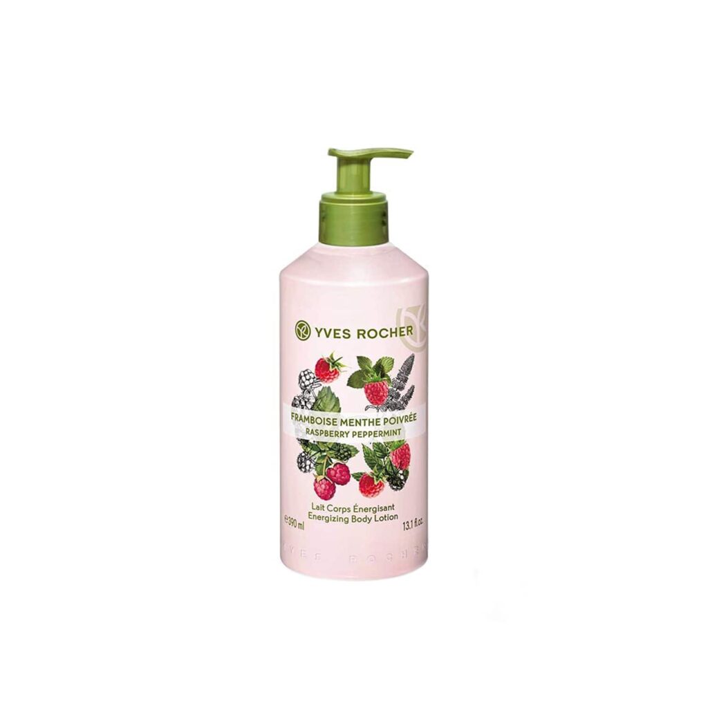 Yves Rocher Energizing Body Lotion Raspberry Pepermint (390ml) - Yves Rocher