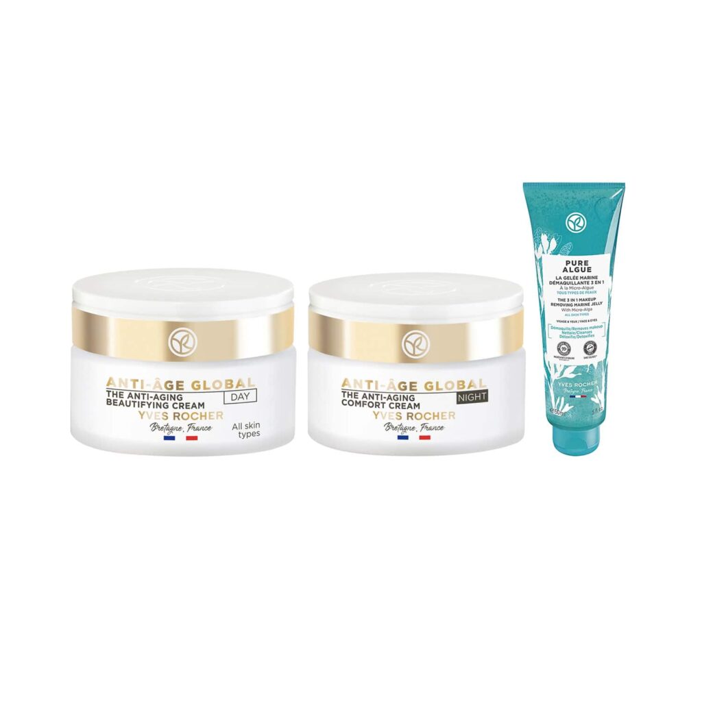 Yves Rocher Global Anti Aging Range Combo - Yves Rocher