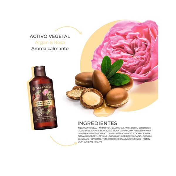 Yves Rocher Hammam With Argan & Rose Bath & Shower Gel (400ml) - Yves Rocher