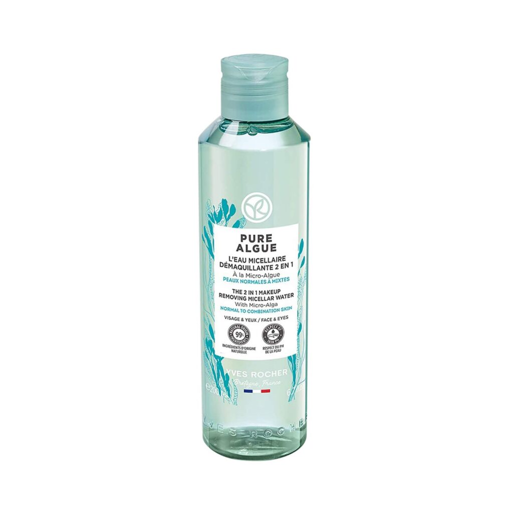 Yves Rocher Pure Algue The 2 In 1 Makeup Removing Micellar Water (200ml) - Yves Rocher