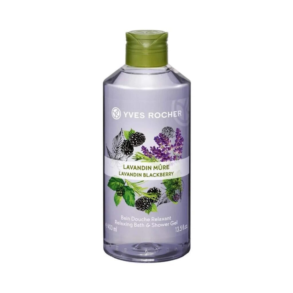 Yves Rocher Relaxing Bath and Shower Gel Lavandin Blackberry (400ml) - Yves Rocher