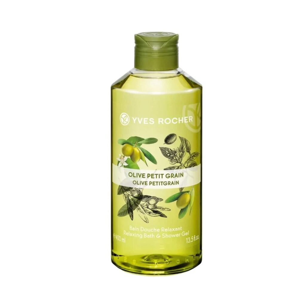 Yves Rocher Relaxing Bath and Shower Gel Olive Olive Petit Grain (400ml) - Yves Rocher