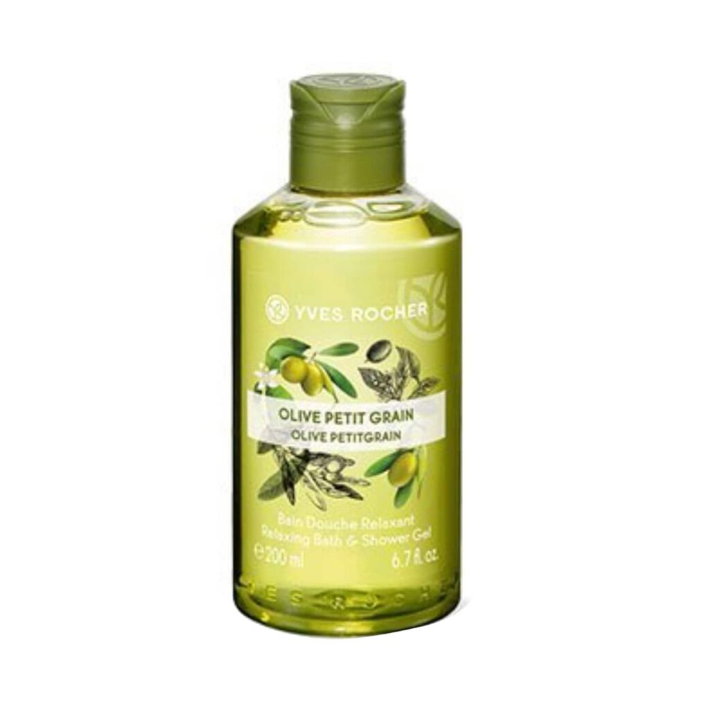 Yves Rocher Relaxing Olive Petitgrain Bath and Shower Gel ( 200ml) - Yves Rocher