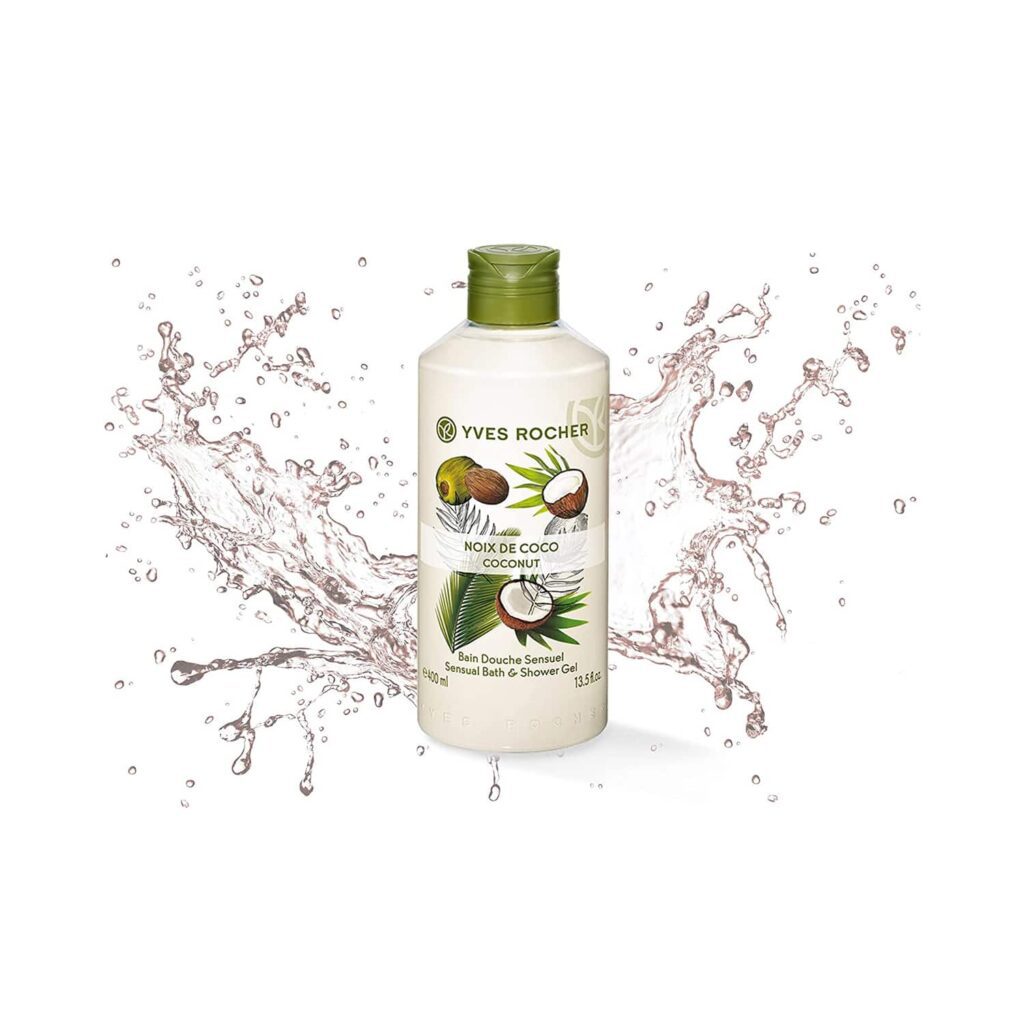 Yves Rocher Sensual Coconut Bath & Shower Gel ( 400ml) - Yves Rocher