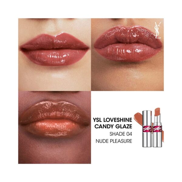 Yves Saint Laurent Loveshine Candy Glaze 04 - Nude Pleasure (3.2 g) - Yves Saint Laurent
