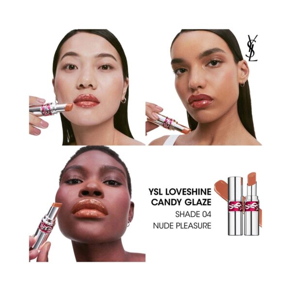 Yves Saint Laurent Loveshine Candy Glaze 04 - Nude Pleasure (3.2 g) - Yves Saint Laurent