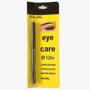 ZERA BEAUTY Eye Care Kajal Pencil, Extra Black, Longlasting, Water Proof, 12 Hours (Black, Pack Of 1)