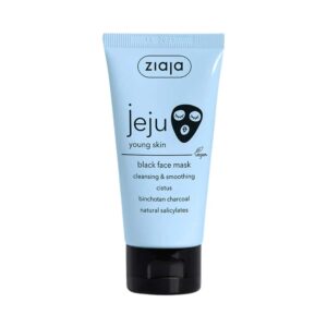 Ziaja Jeju Cleaning and Smoothing Black Face Mask (50ml) - Ziaja