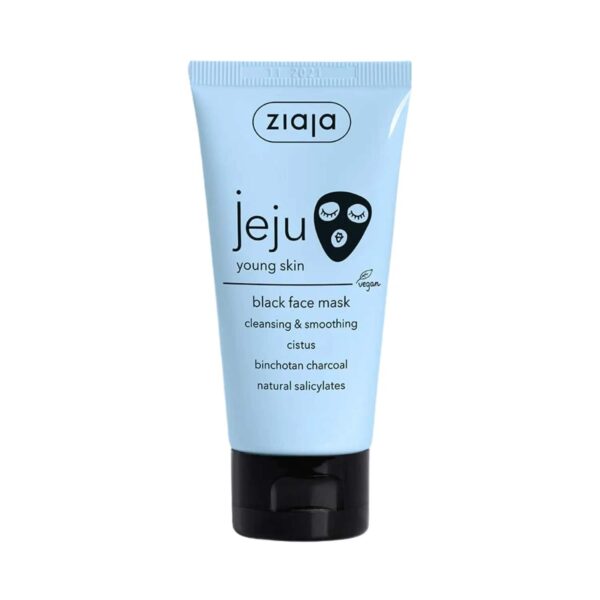 Ziaja Jeju Cleaning and Smoothing Black Face Mask (50ml) - Ziaja