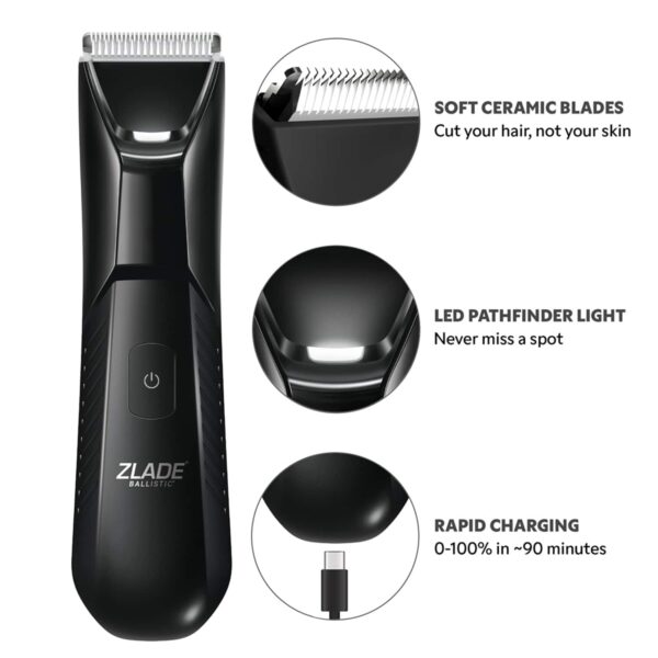 Zlade Ballistic Lite Plus Full-body Trimmer for Men - Zlade