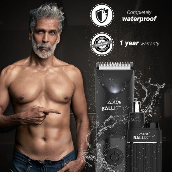 Zlade Ballistic Lite Trimmer + Nose & Ear Hair Trimmer Combo - Zlade