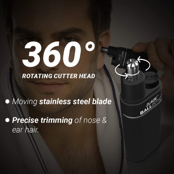 Zlade Ballistic Turbo 3.0 Full-Body Trimmer + Nose & Ear Hair Trimmer Combo - Zlade