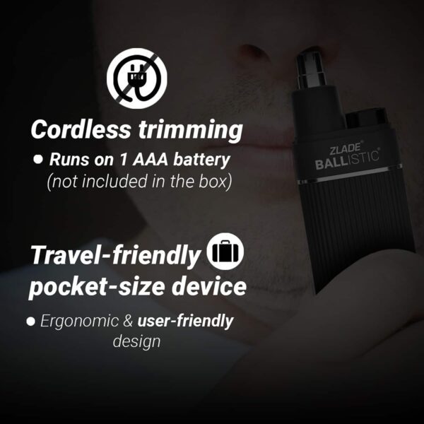 Zlade Ballistic Turbo 3.0 Full-Body Trimmer + Nose & Ear Hair Trimmer Combo - Zlade
