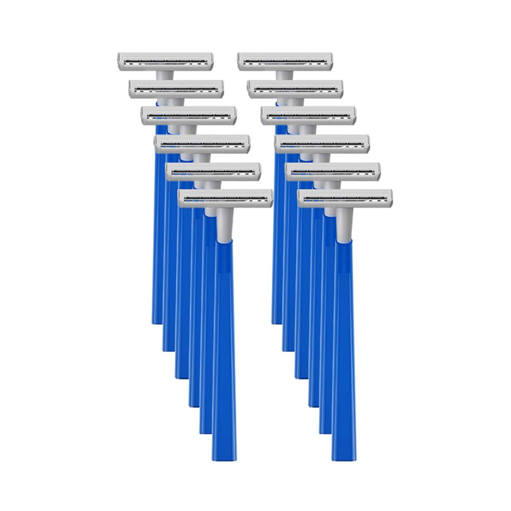 Zlade Eazyglide II Twin Blade Razor For Men - Multicolour (12Pcs) - Zlade