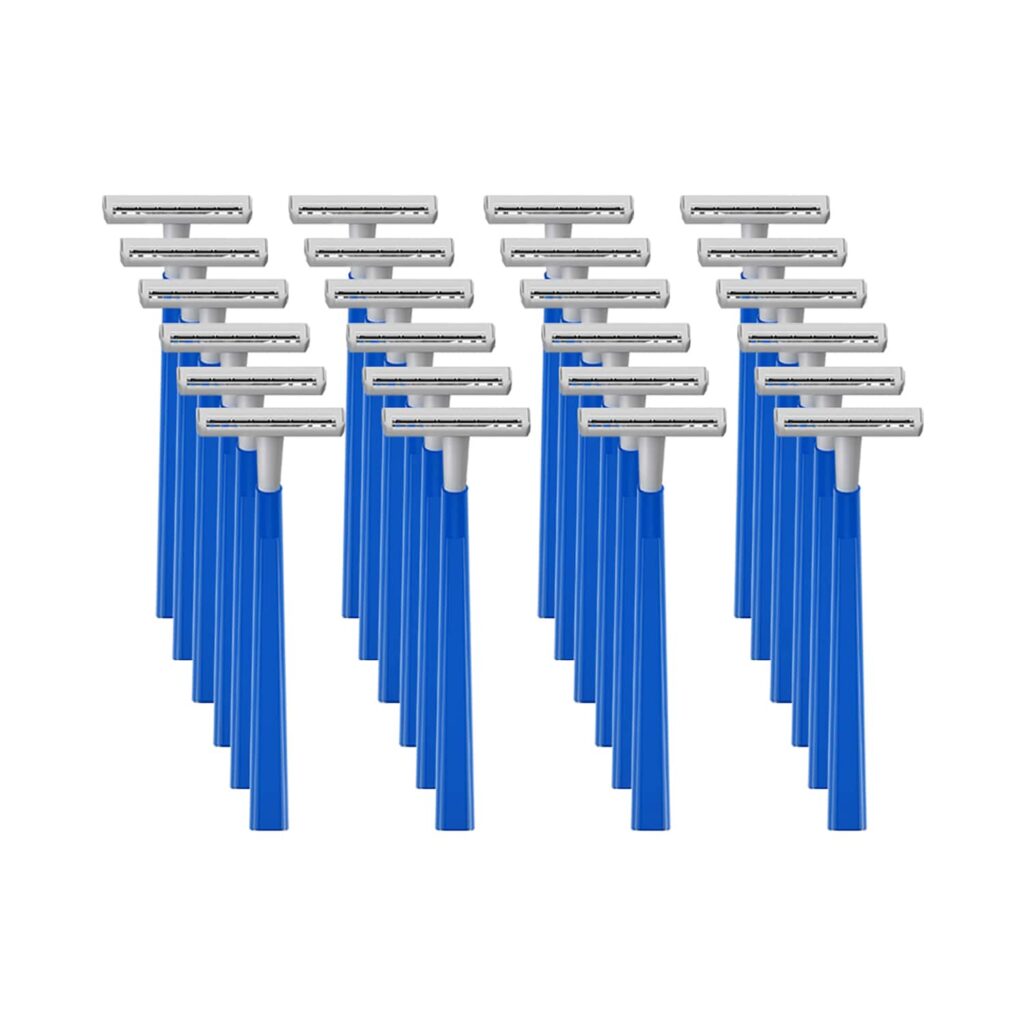 Zlade Eazyglide II Twin Blade Razor For Men - Multicolour (24Pcs) - Zlade