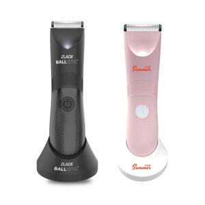 Zlade Intimate Couple Combo - Ballistic Lite Balls Trimmer For Men + Summer Bikini Trimmer For Women - Zlade