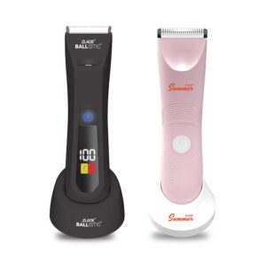 Zlade Intimate Couple Combo - Ballistic Pro Balls Trimmer For Men + Summer Bikini Trimmer For Women - Zlade