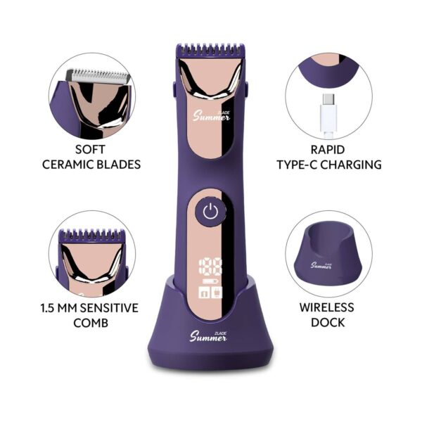 Zlade Summer Pro Intimate Body Trimmer for Women - Zlade