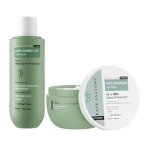 Bare Anatomy Anti Dandruff Shampoo & Conditioner Mask | Reduces Upto 100% Dandruff & Strengthens Hair | With Salicylic Acid & Biotin | Paraben & Sulphate Free | Women & Men |...