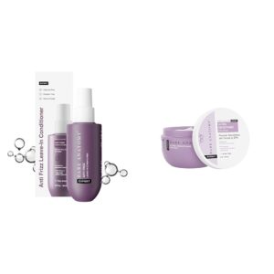 Bare Anatomy Anti Frizz Leave In Conditioner| Vegan | For Women and Men | Get Smoother, Healthy & Glossy Hair | 150ml Ultra Smoothing Hair Mask For Dry & Frizzy Hair| For Women...