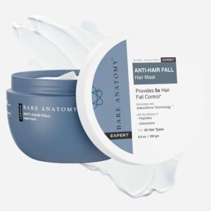 Bare Anatomy Anti-Hair Fall Mask | Provides 5X Hair Fall Control | For Hair Fall | Suitable For All Hair Types | Enriched with Adenosine and Peptides | 250 ml