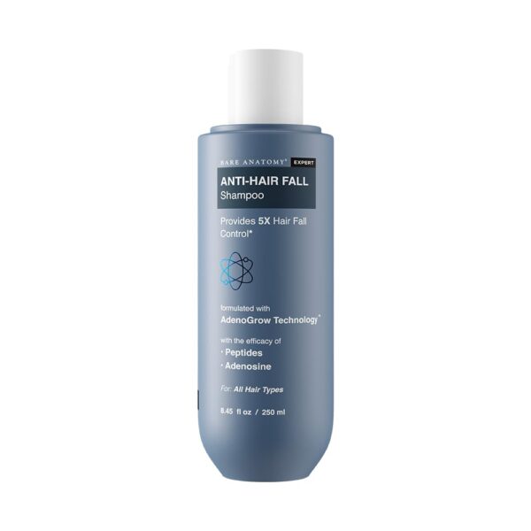 Bare Anatomy Anti Hair Fall Shampoo | 5x Hair Fall Control & Growth|Contains Biotin Adenosine, & Peptides | Rosemary, Rice Water, Hyaluronic Acid | For All Hair Types | For...
