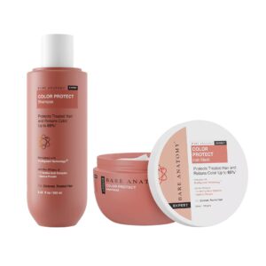 Bare Anatomy Color Protect Shampoo + Hair Mask Kit for Coloured and Treated Hair | Provides 8 Weeks of Protection, Contains 17 Amino Acid Complex & Quinoa Protein, For Dry &...