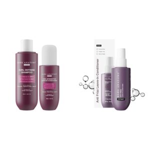 Bare Anatomy Curl Defining Shampoo + Curl Intensifying Leave In Conditioner Cream |Women & Men | 250 ml + 140ml Anti Frizz Leave In Conditioner| Vegan | For Women and Men 150ml