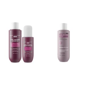 Bare Anatomy Curl Defining Shampoo + Curl Intensifying Leave In Conditioner Cream |Women & Men | 250 ml + 140ml Ultra Smoothing Shampoo for Dry and Frizzy Hair | For Men & Women...