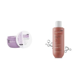 Bare Anatomy Ultra Smoothing Hair Mask For Dry & Frizzy Hair| For Women & Men | SLS & Vegan | 250gm Hair Colour Protect Shampoo, Dry & Frizzy Coloured Hair For Unisex, 250ml