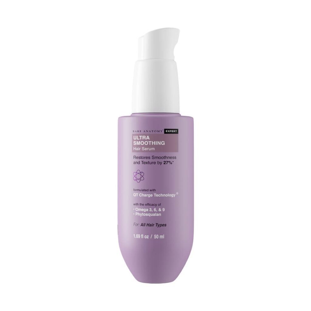 Bare Anatomy Ultra Smoothing Hair Serum For Dry & Frizzy Hair | Restores Smoothness & Texture | Powered By Carbohydrate Complex & Niacinamide | For Women & Men | SLS & Paraben...