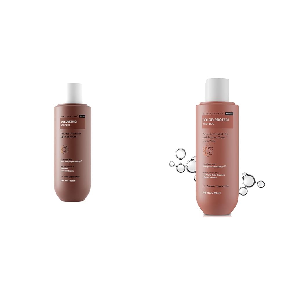 Bare Anatomy Volumizing Shampoo, Volume Shampoo For Thin & Flat Hair For Unisex, 250ml Hair Colour Protect Shampoo, Dry & Frizzy Coloured Hair For Unisex, 250ml