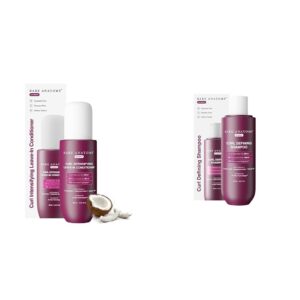 Bare AnatomyCurl-Boosting Cream Leave-In Conditioner | Get Curls with 2X Frizz Protection 140ml + Curl Defining Shampoo | Curl Retention & 2X Frizz Protection For 48 Hours 250ml