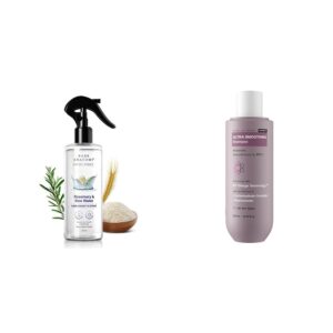 Bare AnatomyNature x Science Rosemary Water Spray for Hair Growth 250ml + Ultra Smoothing Shampoo for Dry and Frizzy Hair | Restores Smoothing & Texture by 27% 250ml
