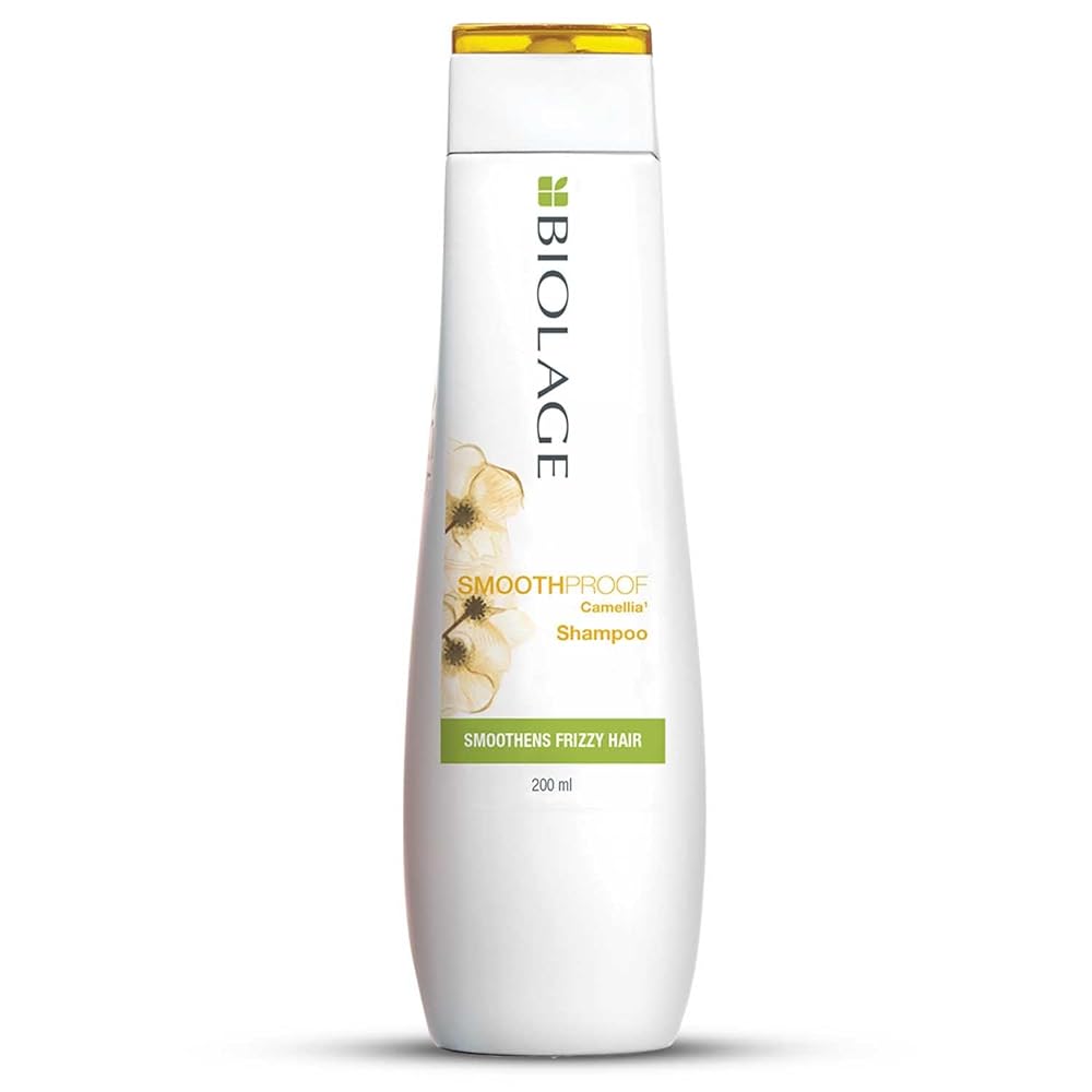 Biolage Professional Smoothproof Anti-Frizz Shampoo for Women and Men, Up to 72HR Frizz Control, Biolage Shampoo With Camellia Flowers, Shampoo for Dry and Frizzy Hair, Vegan &...
