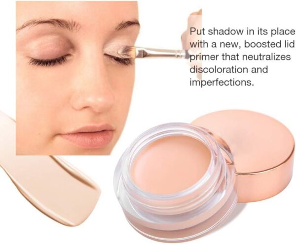 COSLUXE O TWO O Eye Primer, Universal Cooling Eyeshadow Primer, 5.5g Eyeshadow makeup base primer, Eyeshadows primer, Eye base primers, (04 - WARM BEIGE)