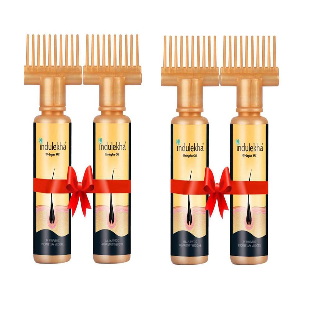Indulekha Bhringa Hair Oil 100ml pack 4